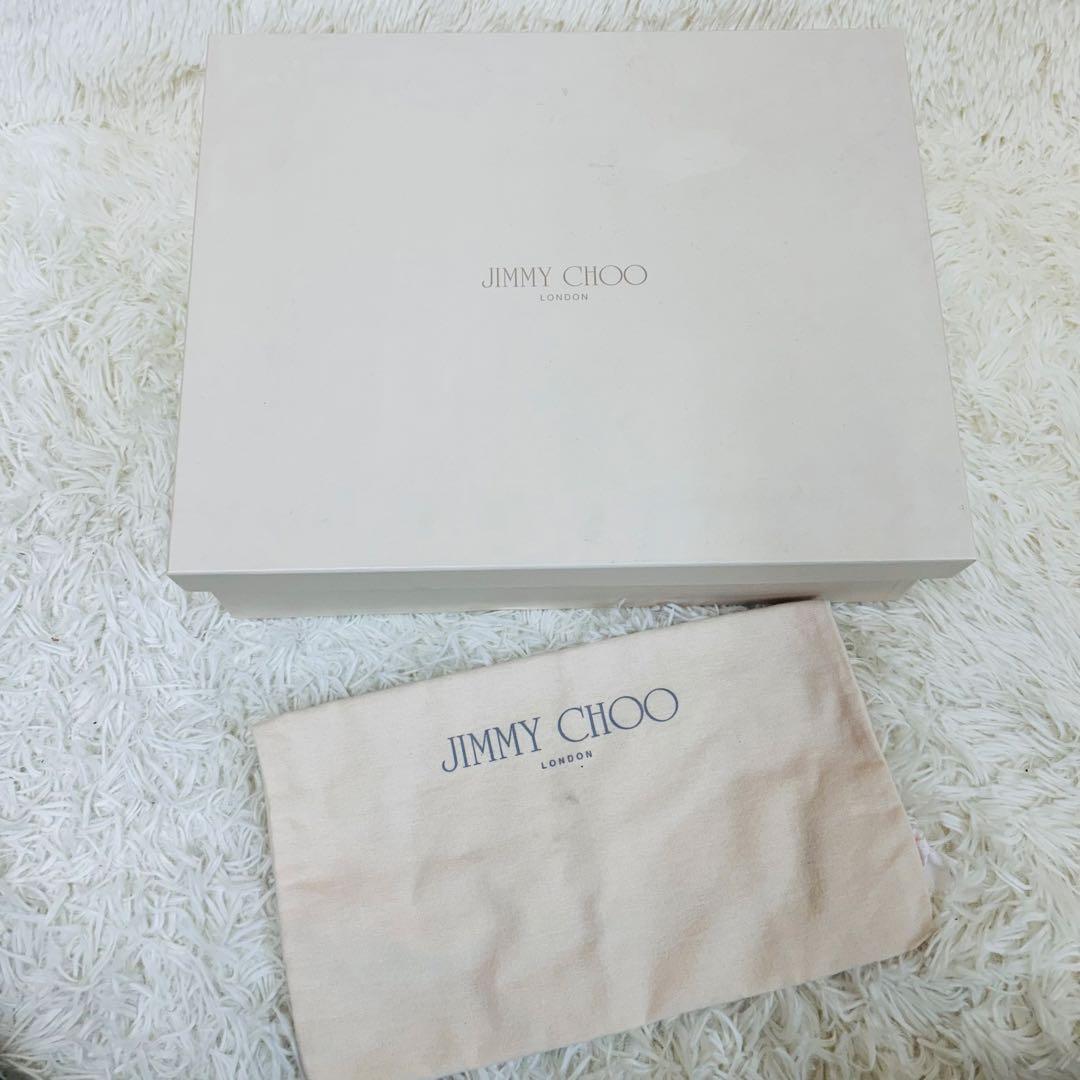 ジミーチュウ エンジニアブーツ 黒 レザー 箱袋付