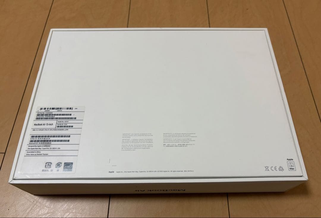 MacBook Air M1 13インチ 『＊メモリ16GB搭載』 256GB