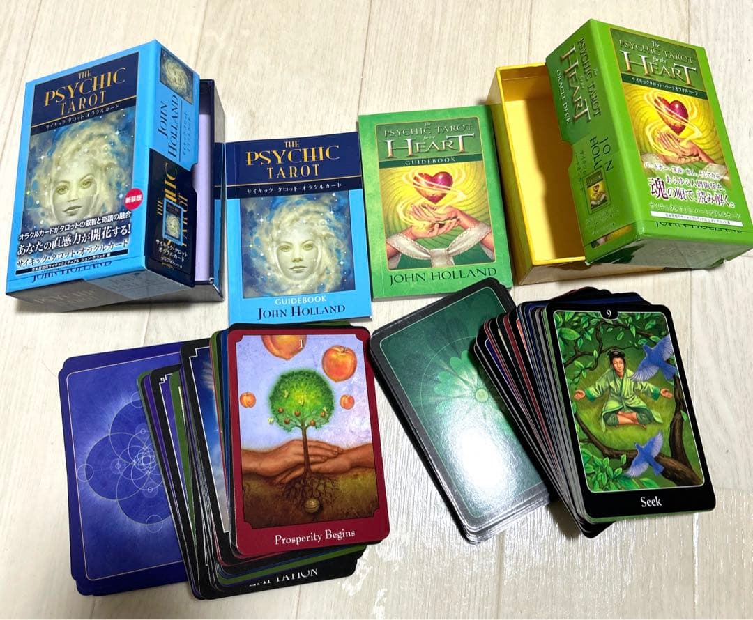 オラクルカード5種類セット+おまけタロットカード