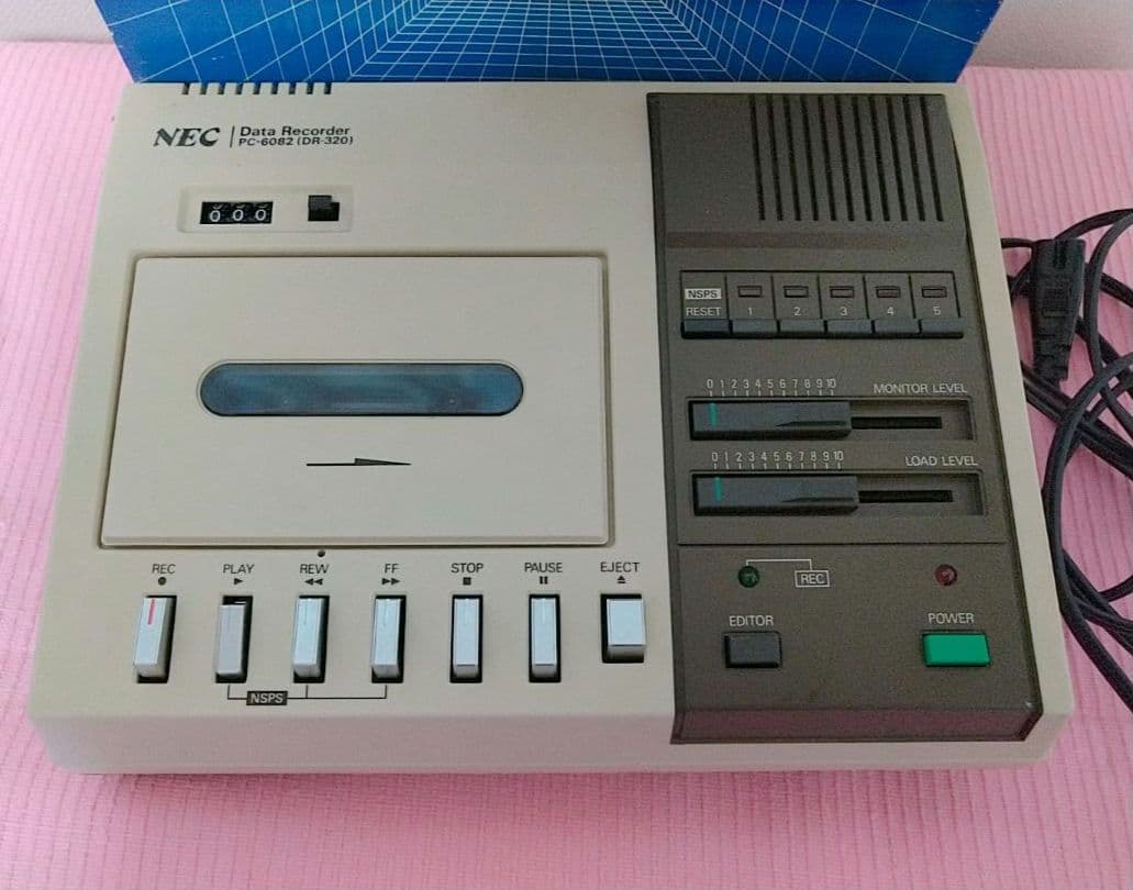 昭和レトロパソコン NEC PC-6001 レコーダ PC-6082 ジャンク品