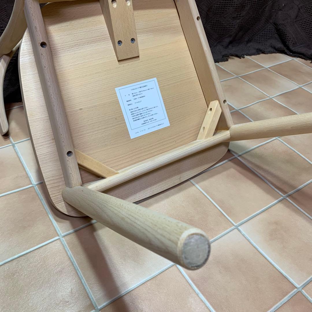 【無塗装◆サンディング処理仕上】MUJI 無印良品 ブナ無垢材チェア 椅子 イス