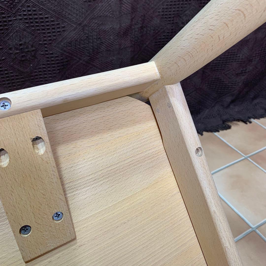 【無塗装◆サンディング処理仕上】MUJI 無印良品 ブナ無垢材チェア 椅子 イス