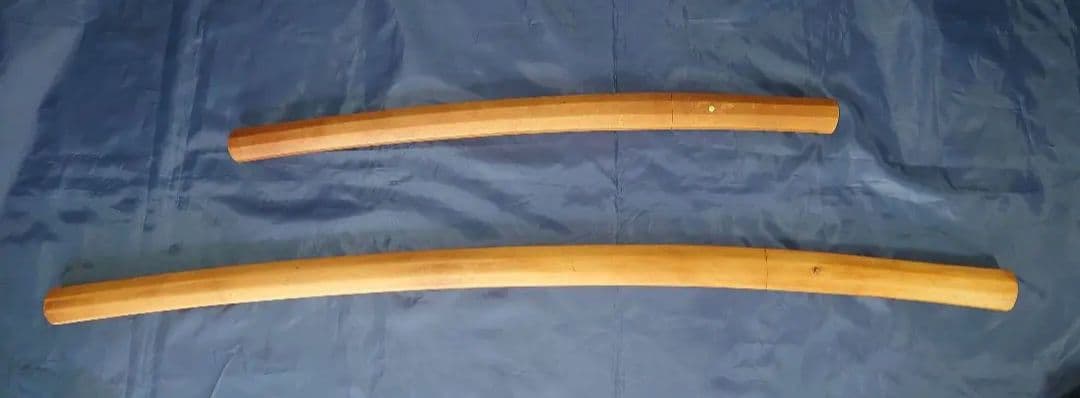 関の刀 模造刀 白鞘 2点セット（大刀 小刀のみ）刀台は付属致しません。