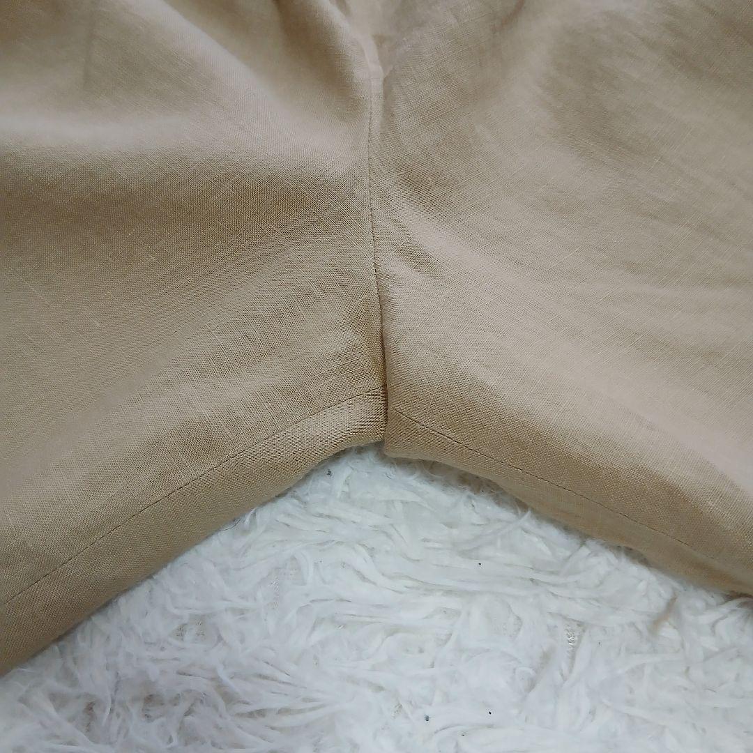 【nume】パラスパレス　ヌメ　リネン100％　ガウチョ　ワイドパンツ