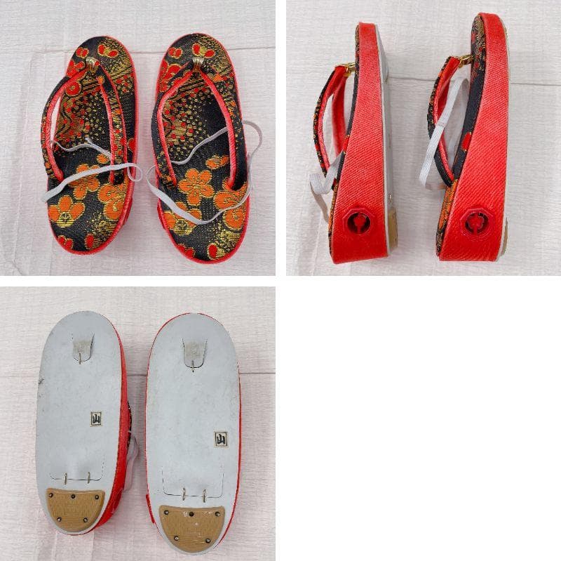 Ｙ★3299★ 女の子 七五三 飾り帯　はこせこセット 草履 女児 帯