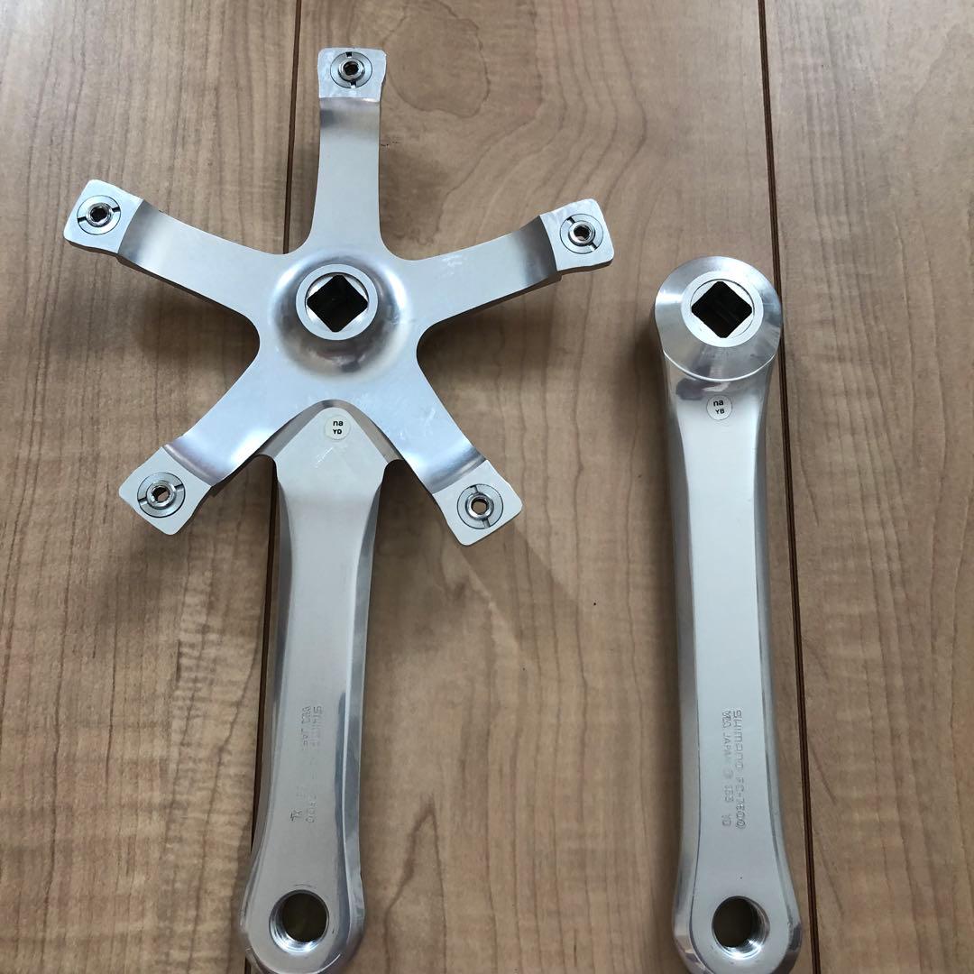 シマノ NJS ピスト クランク FC-7600 165mm SHIMANO