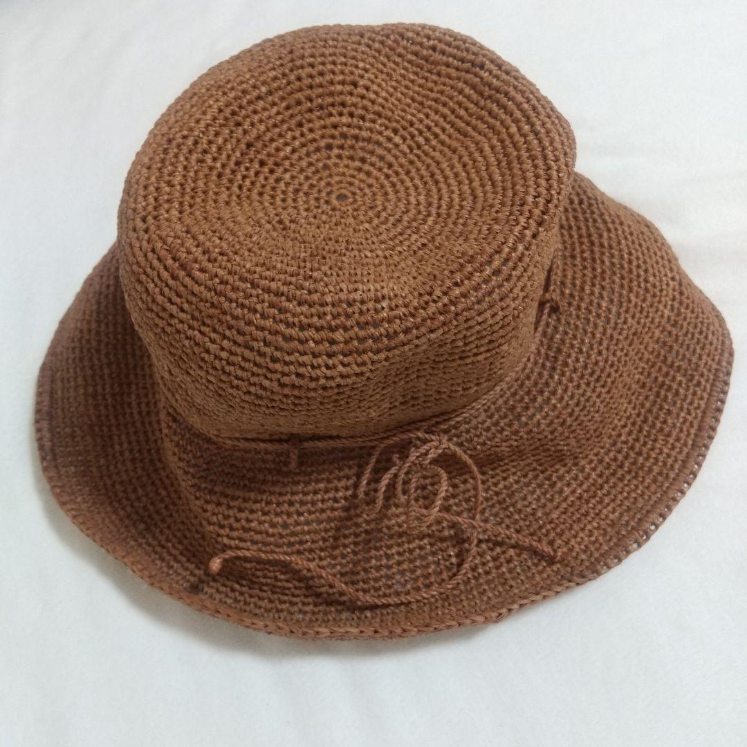 新品HEIEN KAMINSKIヘレンカミンスキー ラフィアバッグusedハット