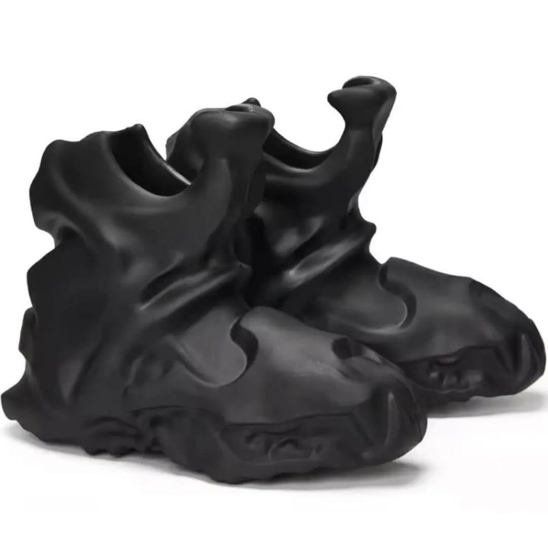 靴 opium black boots