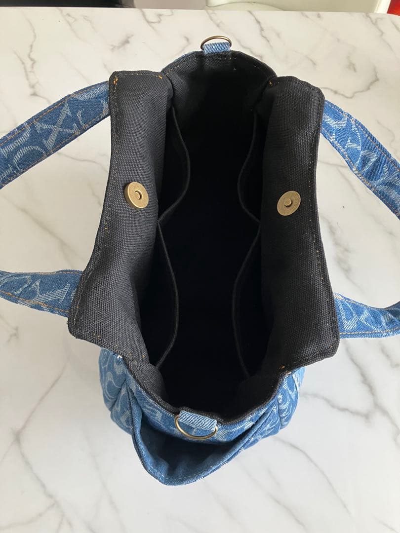 889 あいみょん♡大きめ　デニムリメイクバック　ハンドメイド2点