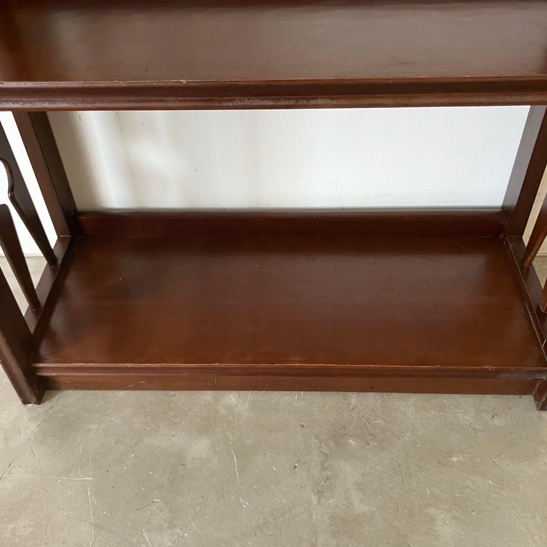 レトロ　アンティーク　古道具　古家具　木製　本棚　収納棚　キャビネット　昭和