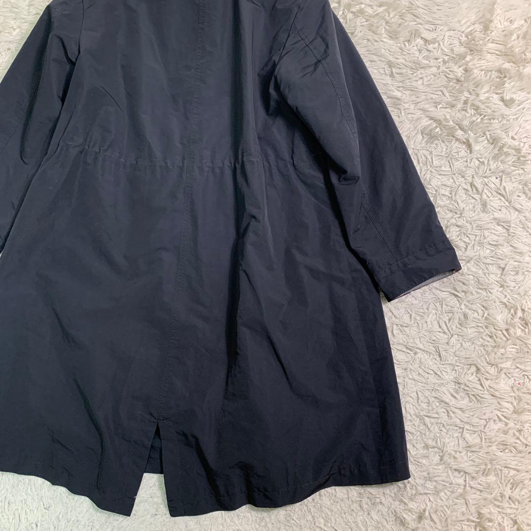 ブルーレーベルクレストブリッジ モッズコート ノバチェック フード Mサイズ