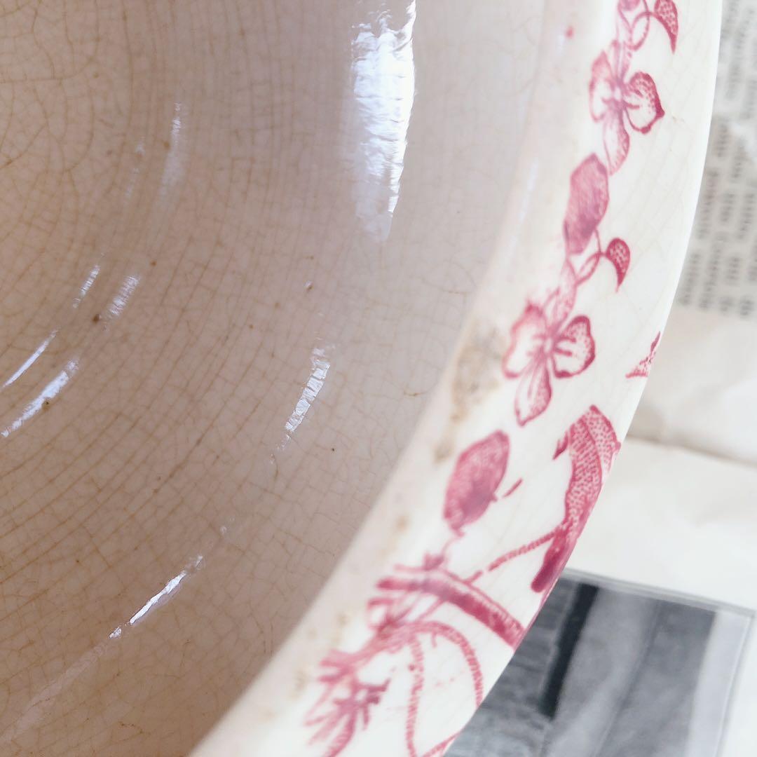 人気　ヴィエイヤーボルドー　レギュミエール クレマチス フランスアンティーク食器