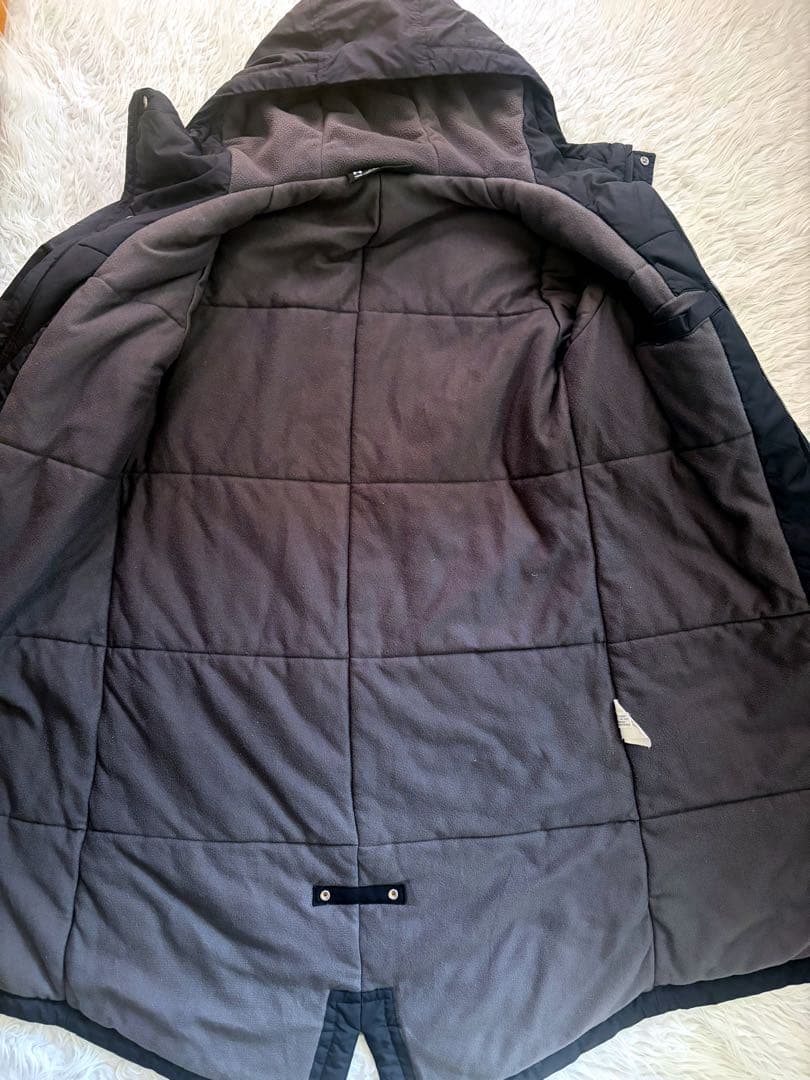 アンダーアーマー　UAロングコート　ベンチコート　アウター　M ネイビー　紺色