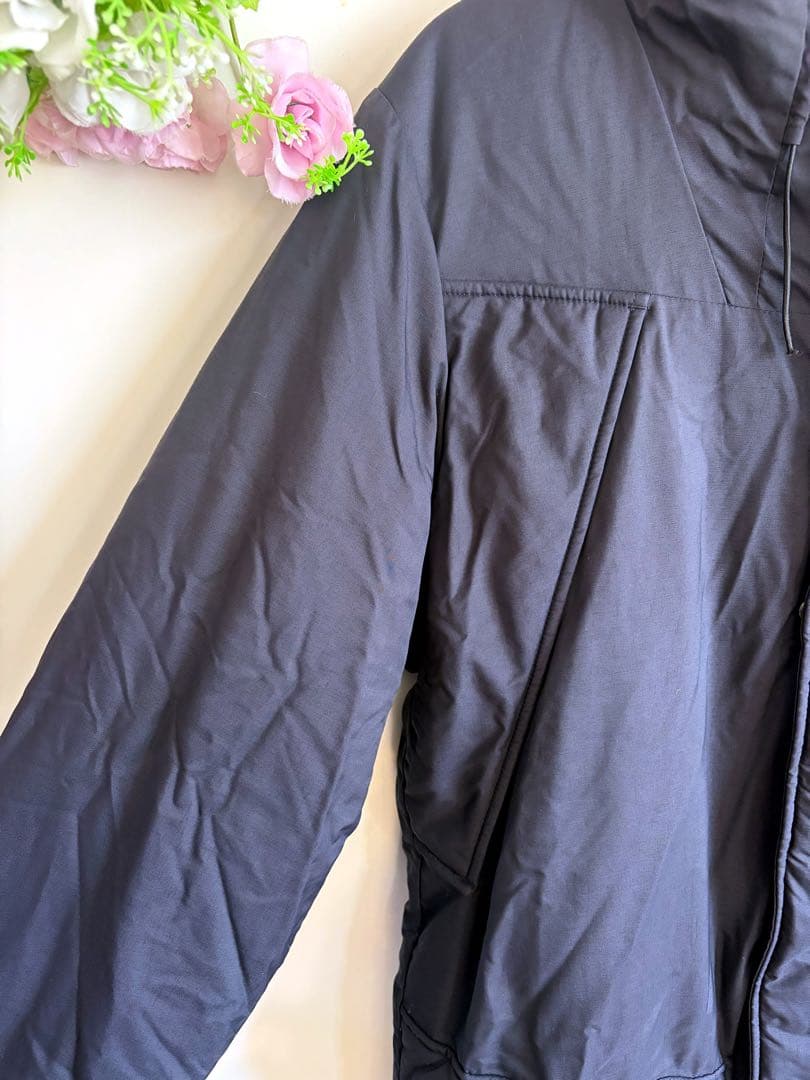 アンダーアーマー　UAロングコート　ベンチコート　アウター　M ネイビー　紺色