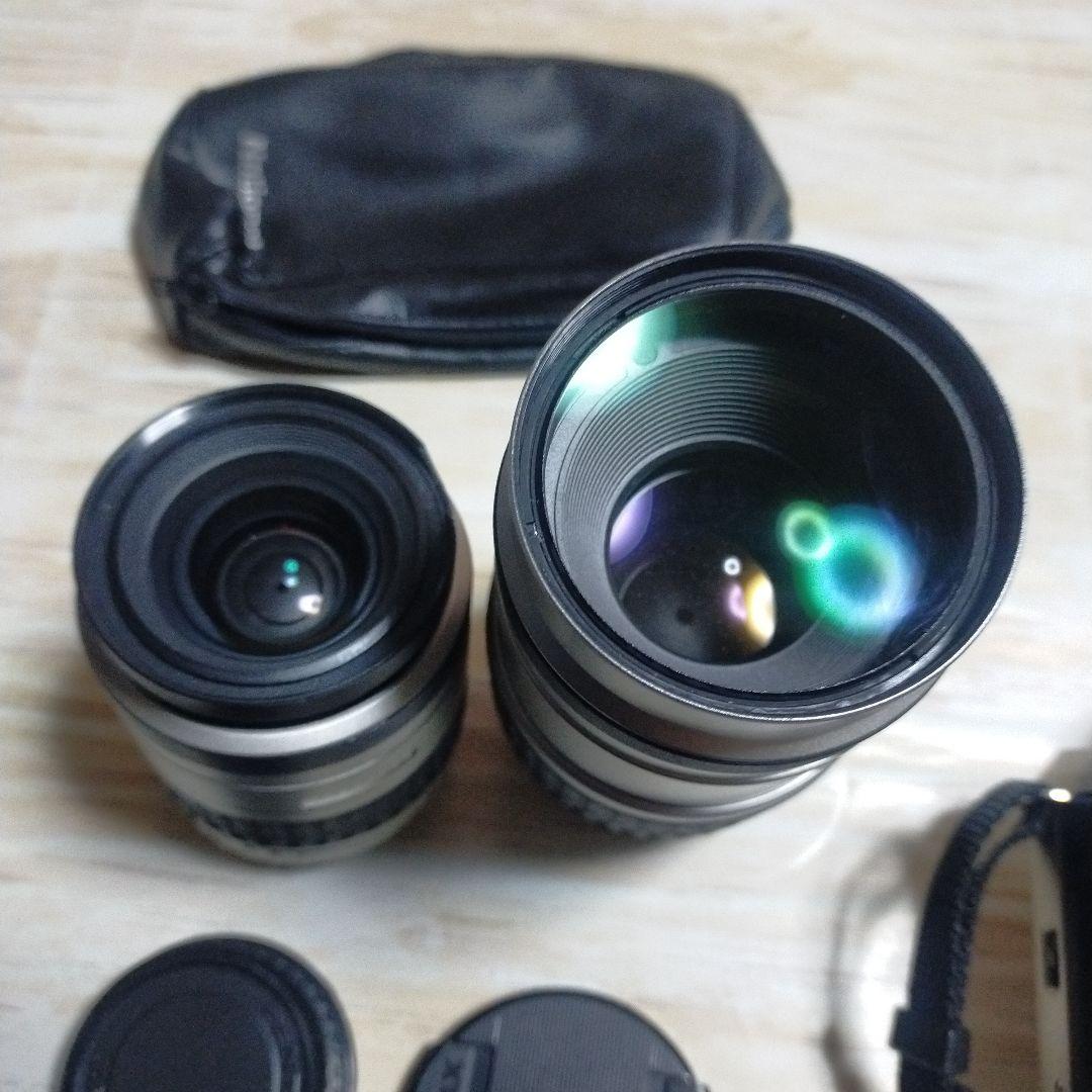 [SA-1]PENTAX　MZ-60 本体+2本(内1本は中レンズにチリカビ有)