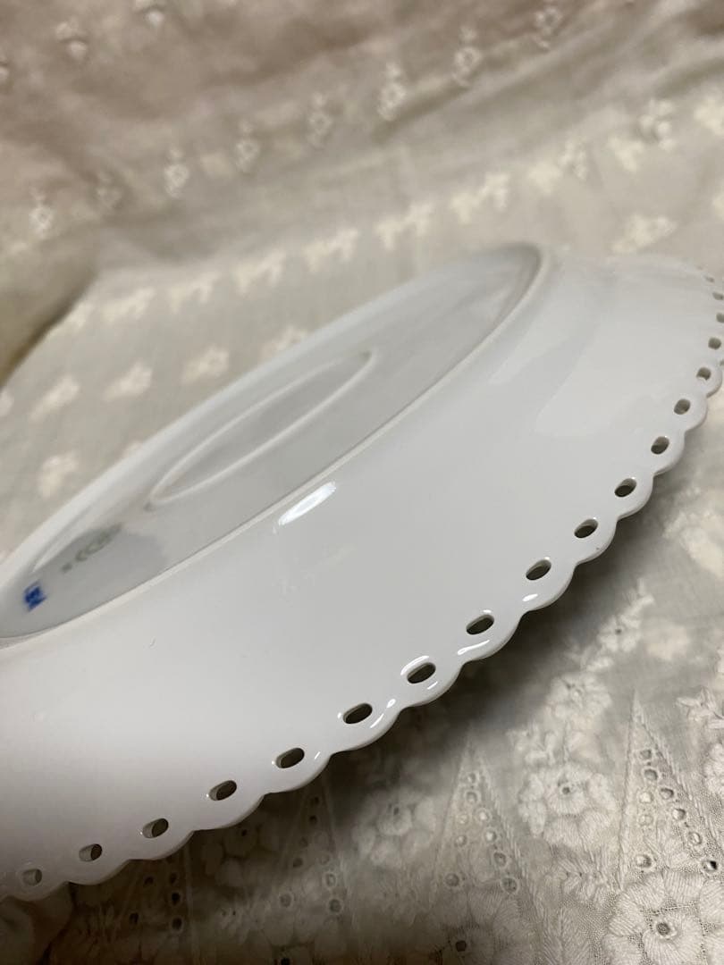 ロイヤルコペンハーゲン ブルーフルーテッド フルレース オーバル 25㎝