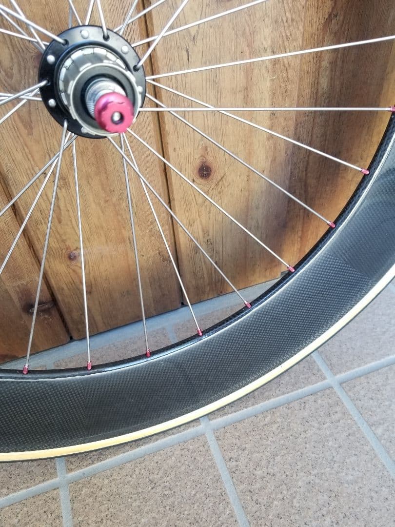 カーボン チューブラー リアホイール TNI 85mm