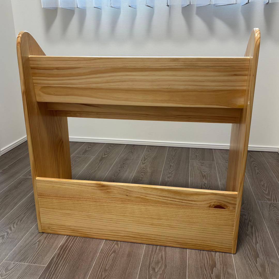 タンスのゲン　絵本棚　絵本ラック　70cm ナチュラル