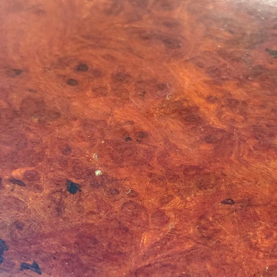 KZ014 花梨材 瘤玉　一枚板　座卓　唐木　ローテー ブル リビングテーブル