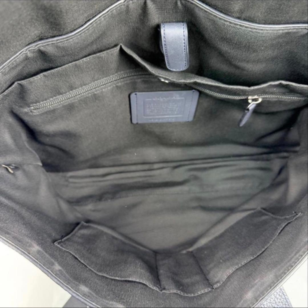 COACH コーチ ハミルトン ネイビー ビジネスバッグ