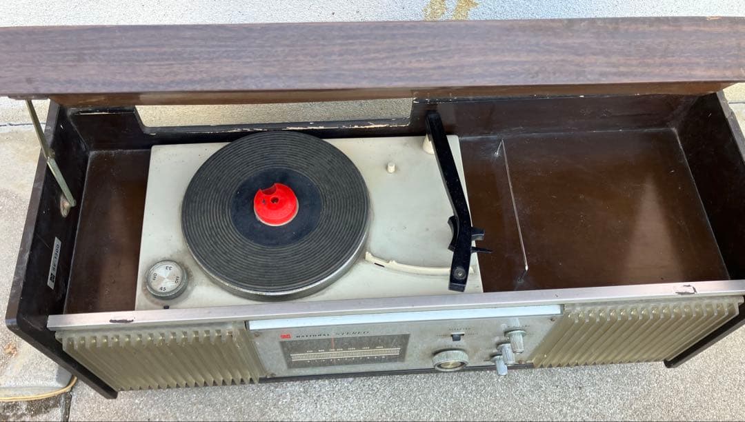 ナショナル Stereo ラジオ レコードプレーヤー真空管SE-1300