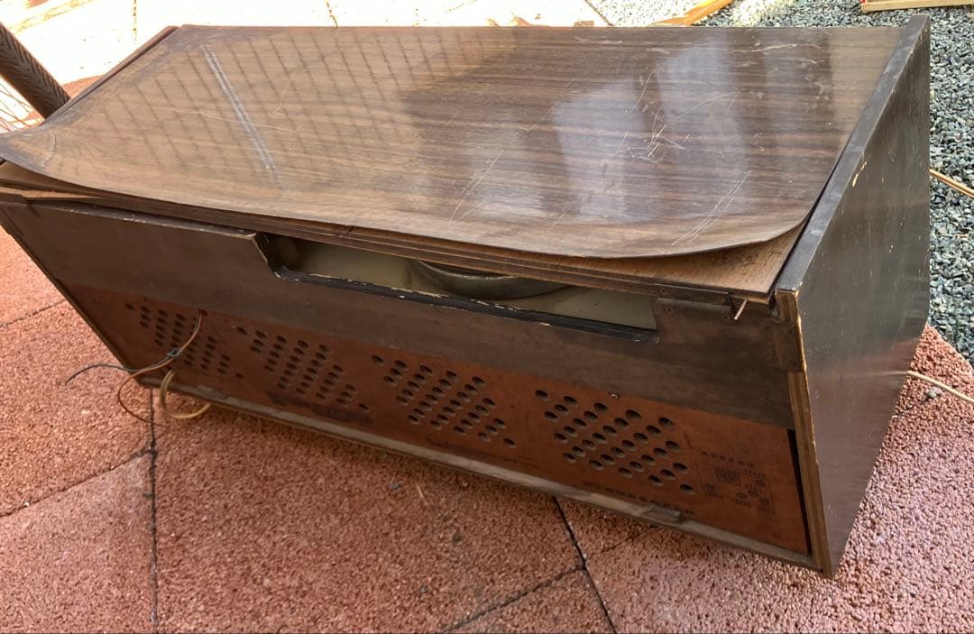 ナショナル Stereo ラジオ レコードプレーヤー真空管SE-1300