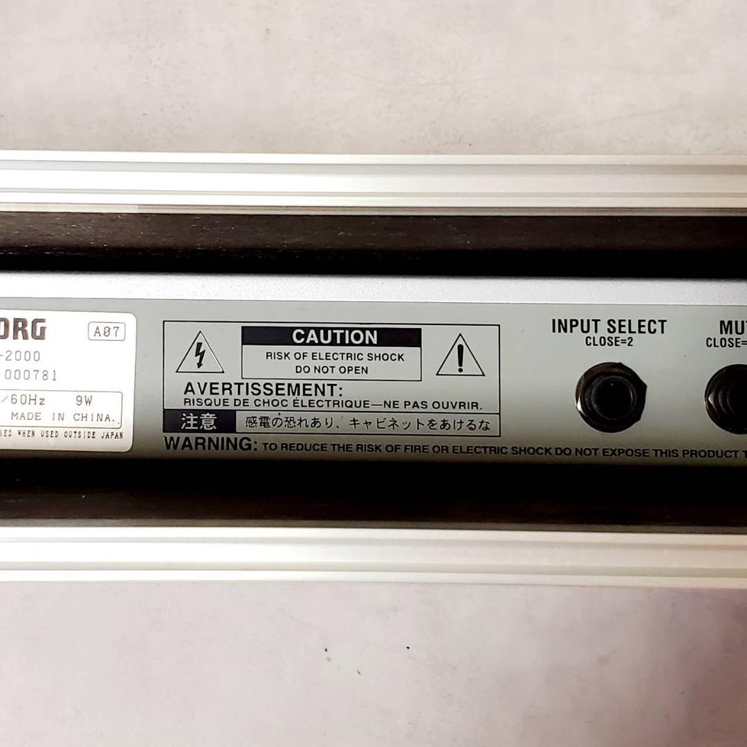 【動作良好】KORG DTR-2000 デジタルチューナー ラックマウント