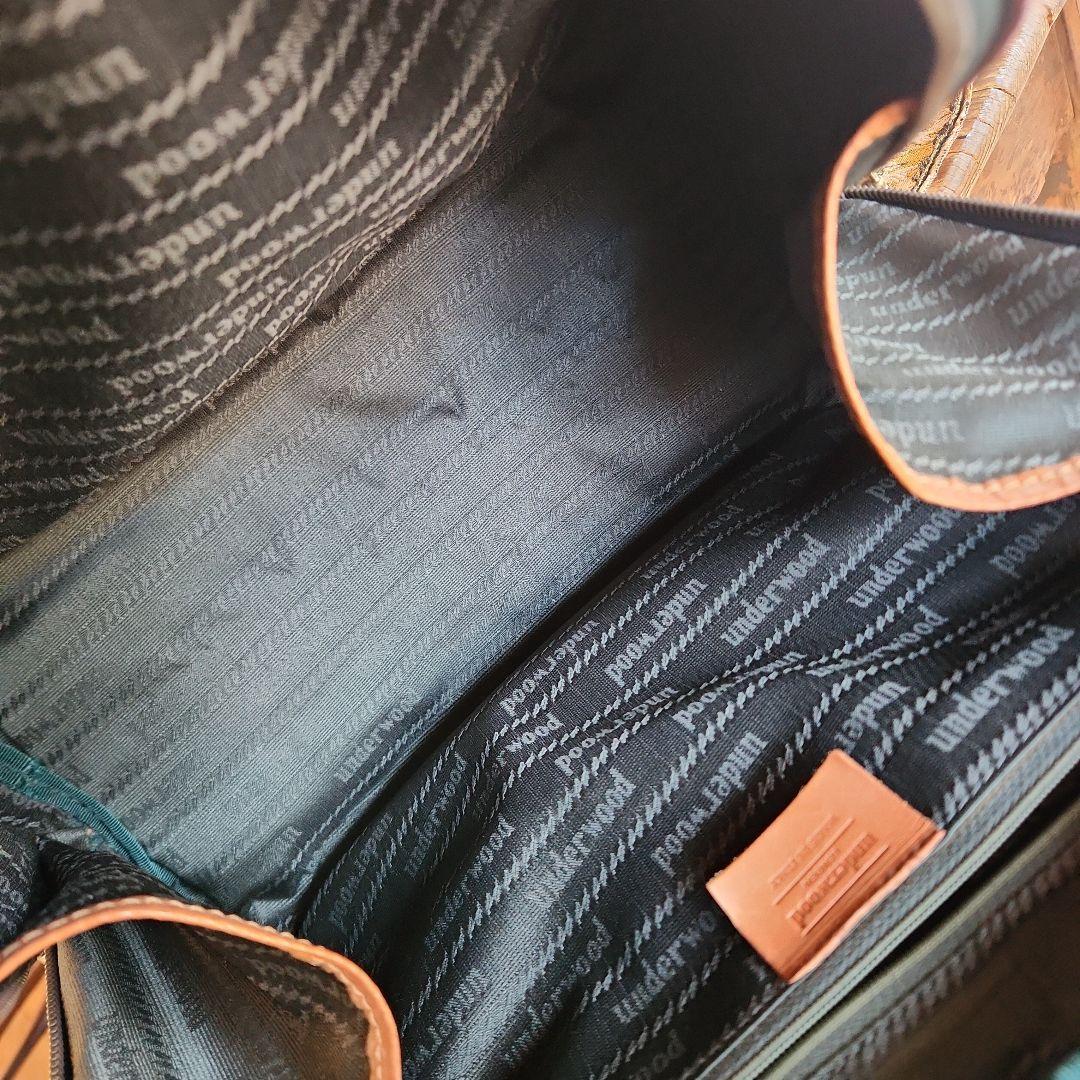 ショルダーバッグ 旅行鞄 ボストンバッグ アンダーウッド イタリア メンズ