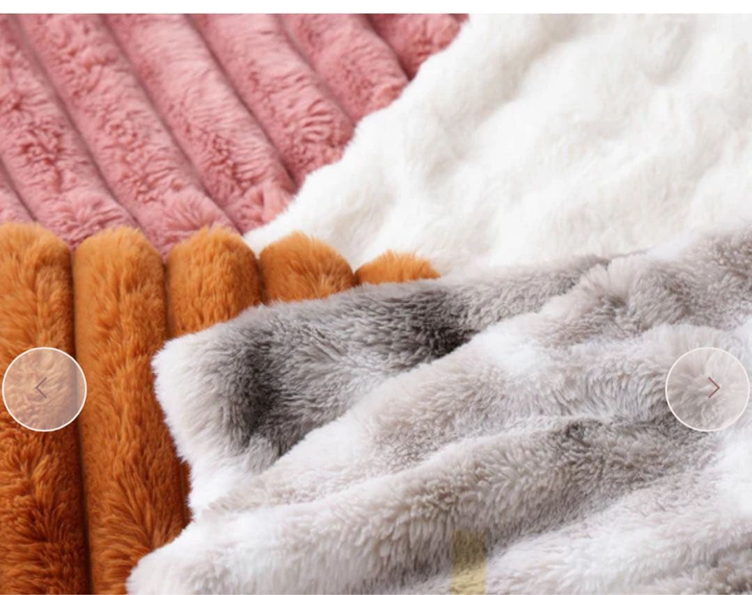 【新品未使用】Francfranc ヒーター付きブランケット GLAY 購入証明