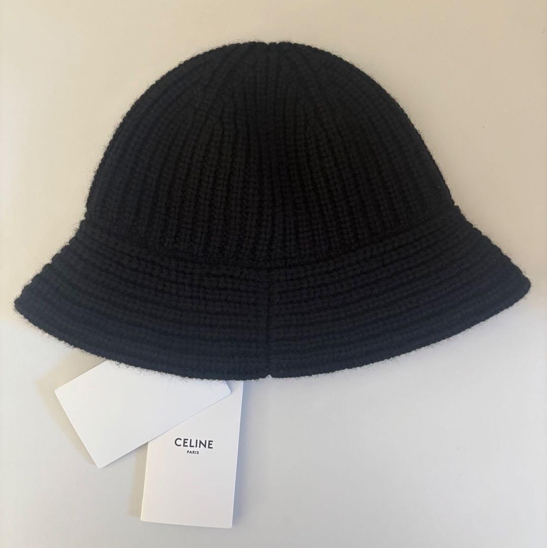 新品タグ付き✨CELINE セリーヌ トリオンフ ニットキャップ バケットハット