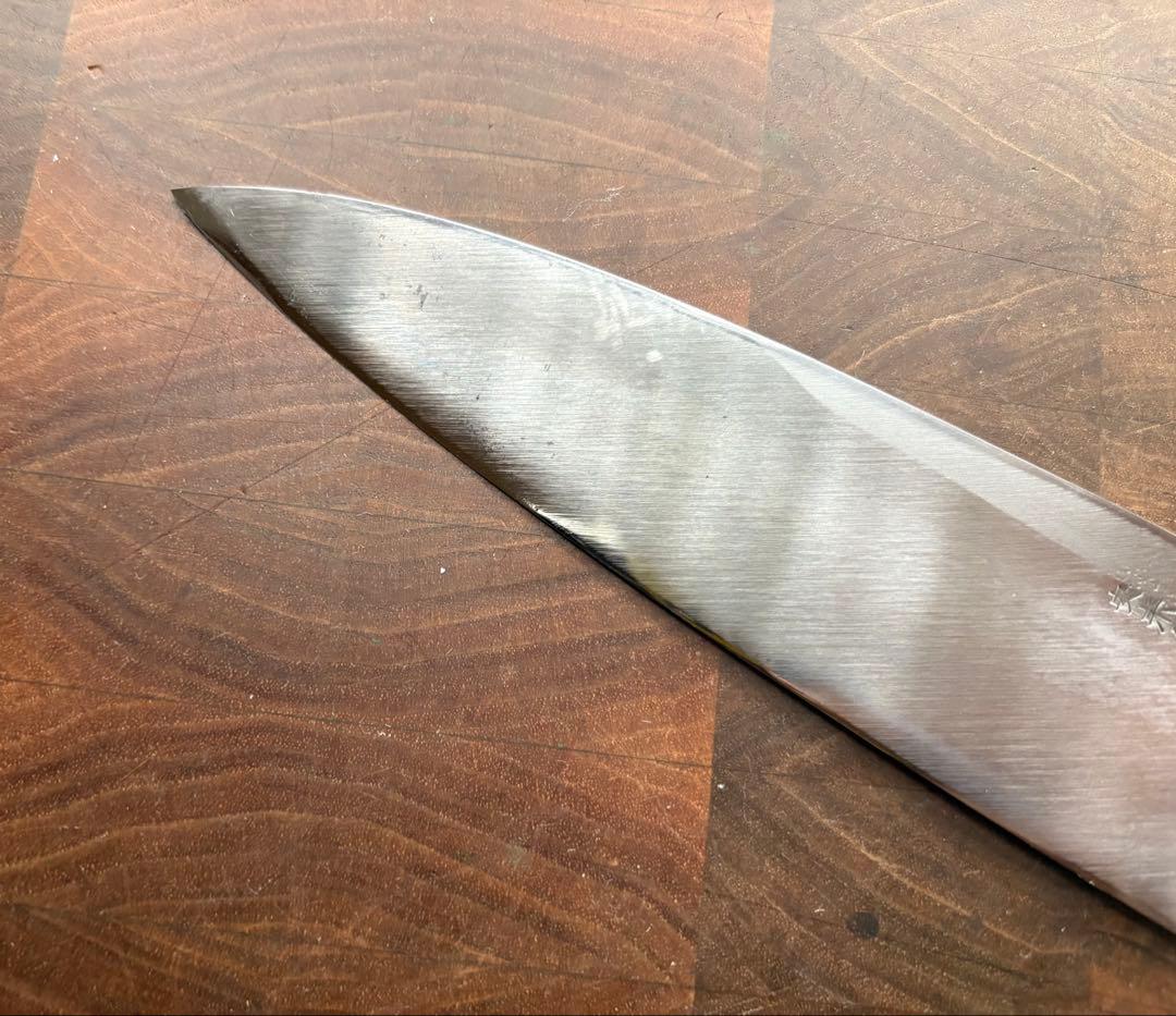 堺打刃物　出刃　170mm 6寸　包丁　薄口　舟行　和包丁　未使用　白鋼