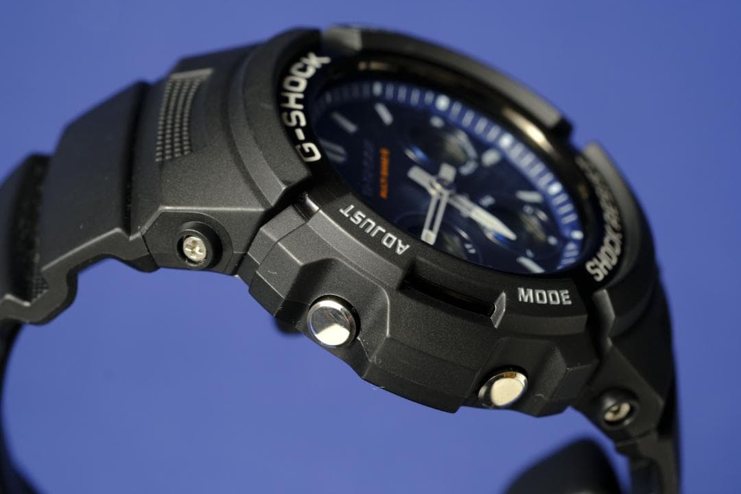 【良品】CASIO G-SHOCK AWG-M100SB ネイビー(263)