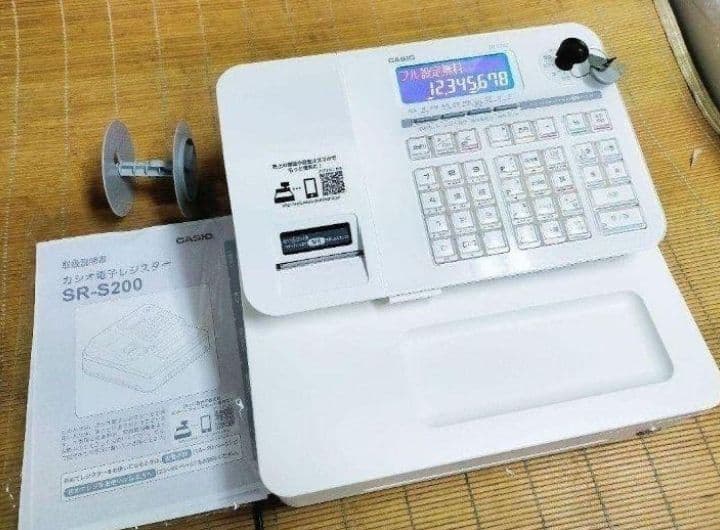 カシオレジスター　SR-S200　最新機種　スマホで設定売上管理　2501200