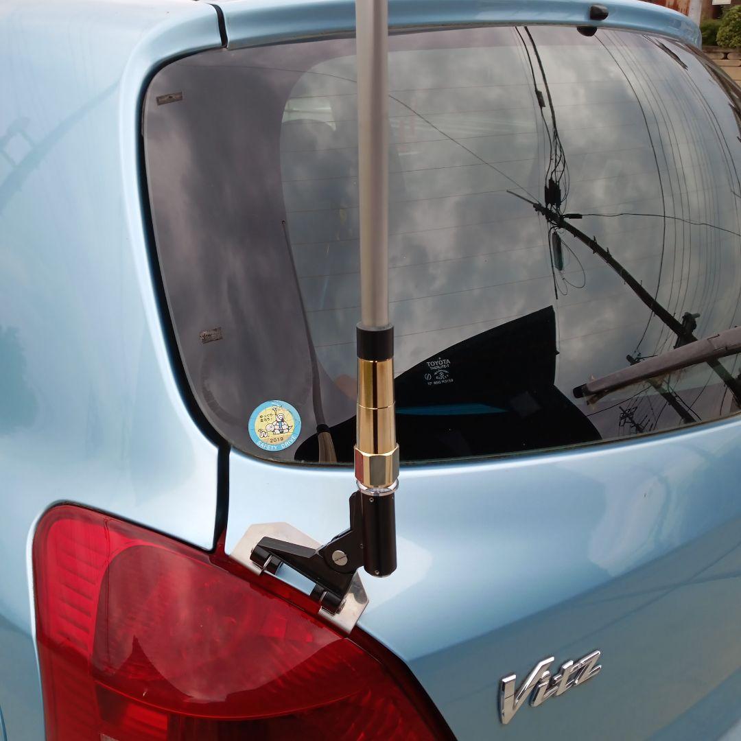 国産パイオニアパーソナルアンテナ・取り付基台風林火山白色