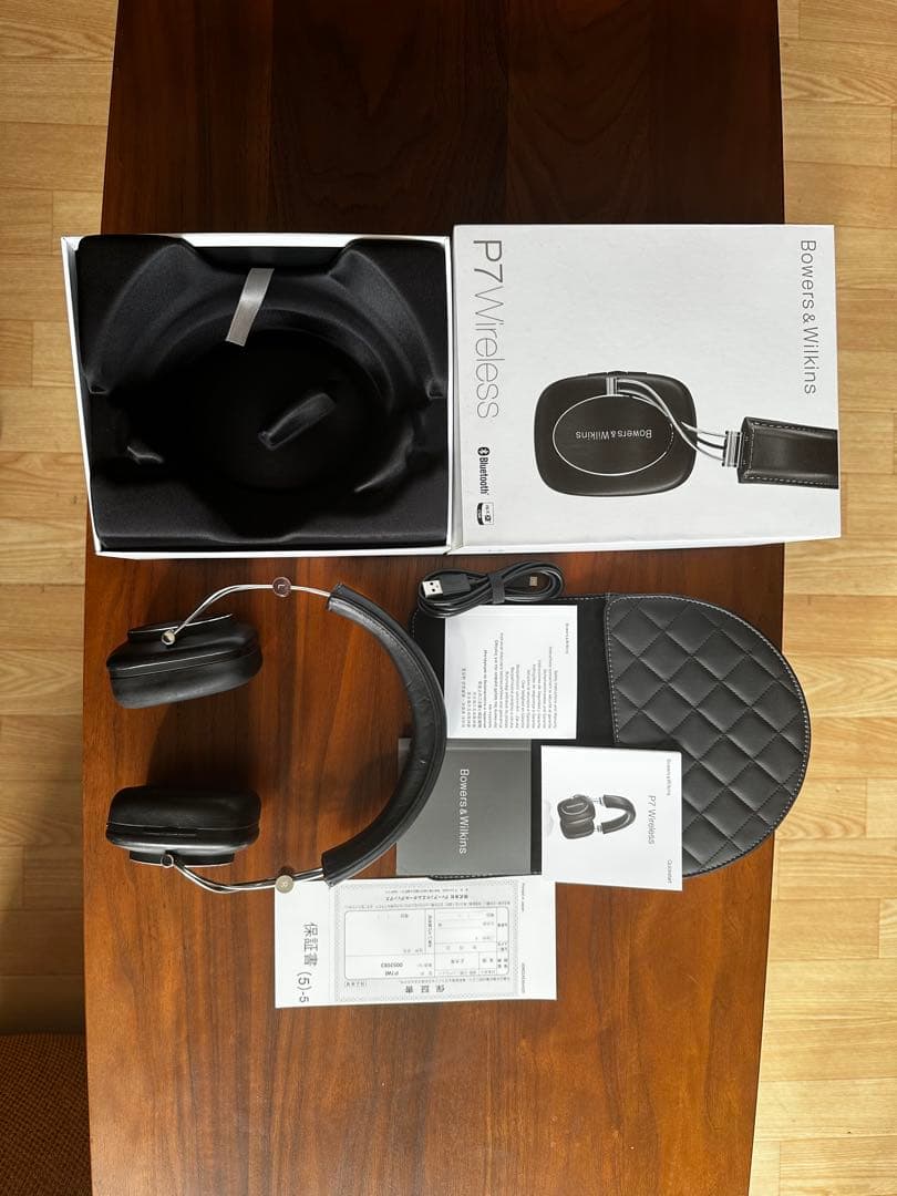 B&W P7 Wireless ワイヤレスヘッドホン ブラック