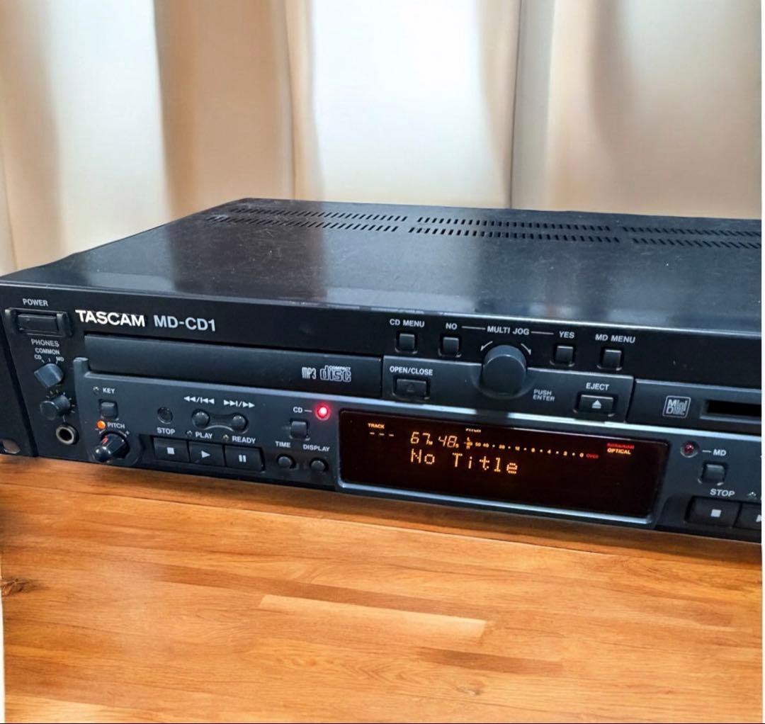 TASCAM タスカム MD-CD プレーヤー MD再生不可