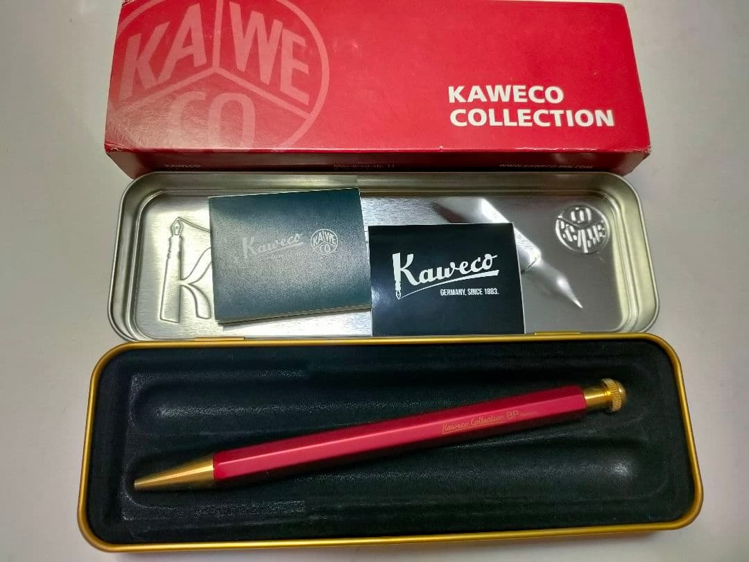 Kawecoまとめ ボールペンレッド　 シャープペンシルブラック