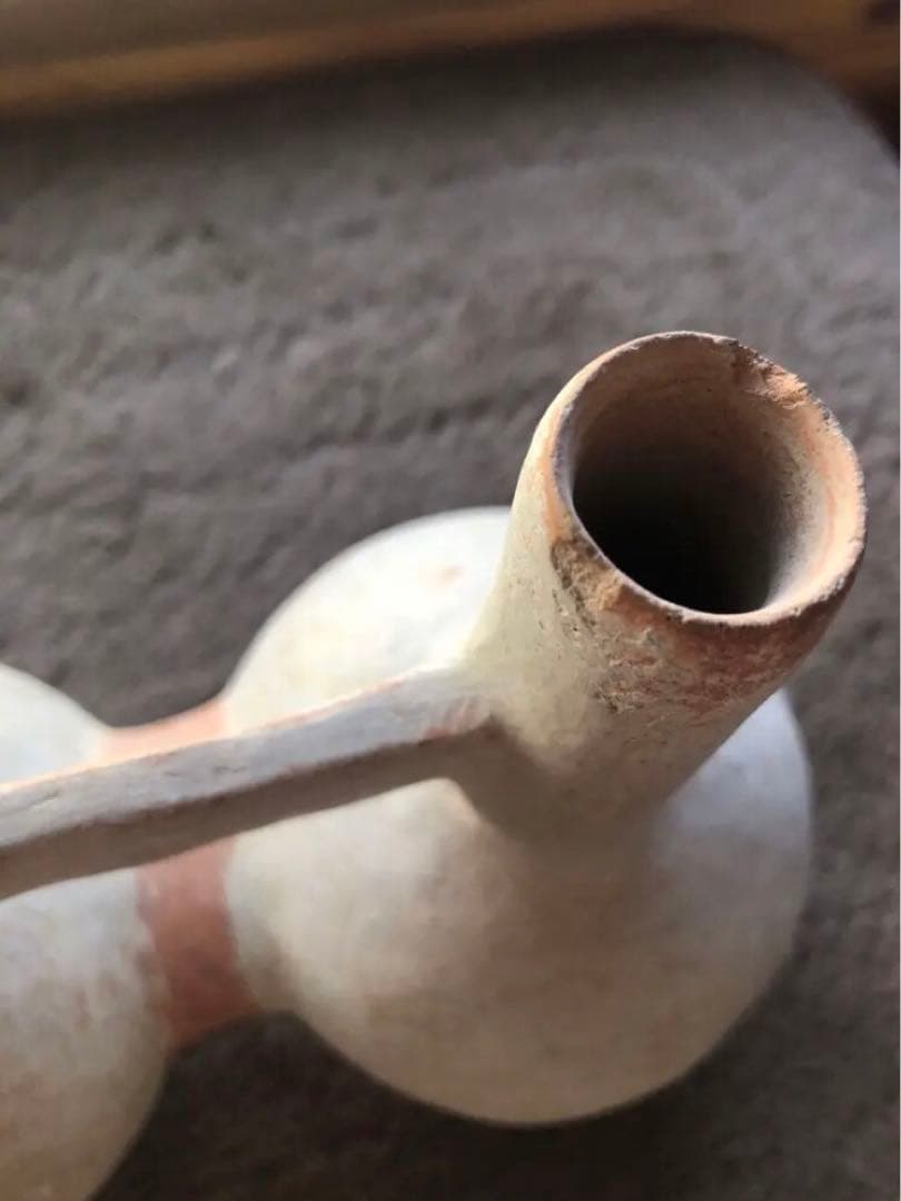 本日発送限定お値下げ中 古代アンデス文明 注口双胴土器 ペルー