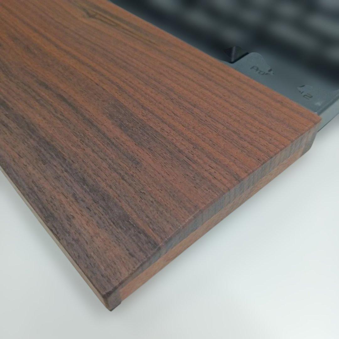 無垢材ウォルナットHHKB用 手作りパームレスト兼キーボードルーフ オスモW