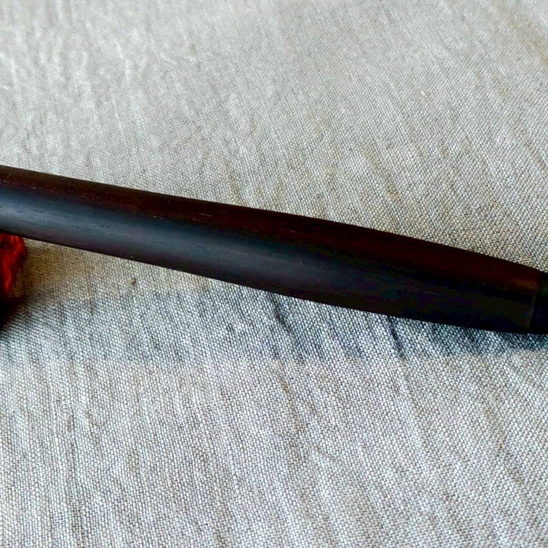 青黒檀　ハンドメイド　木軸ボールペン　G2　天然木　ブラック