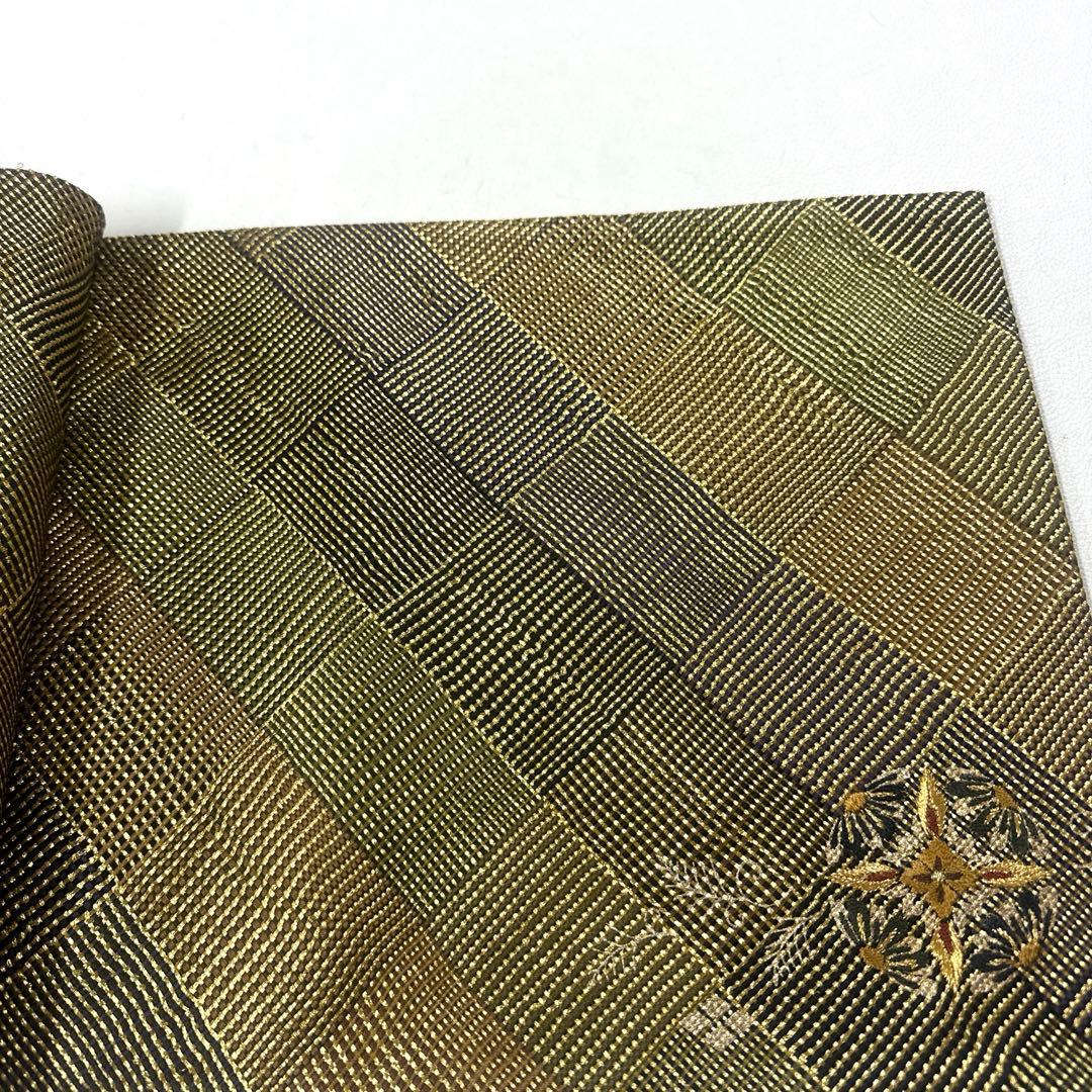 専用帯6032 5158 二点セット●ひなや工房 伊豆蔵明彦 高級 正絹 刺繍