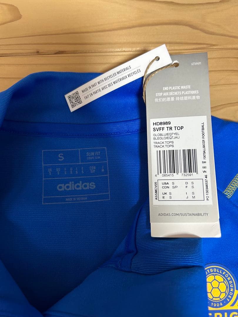 adidas スウェーデン代表 ジャージセット S