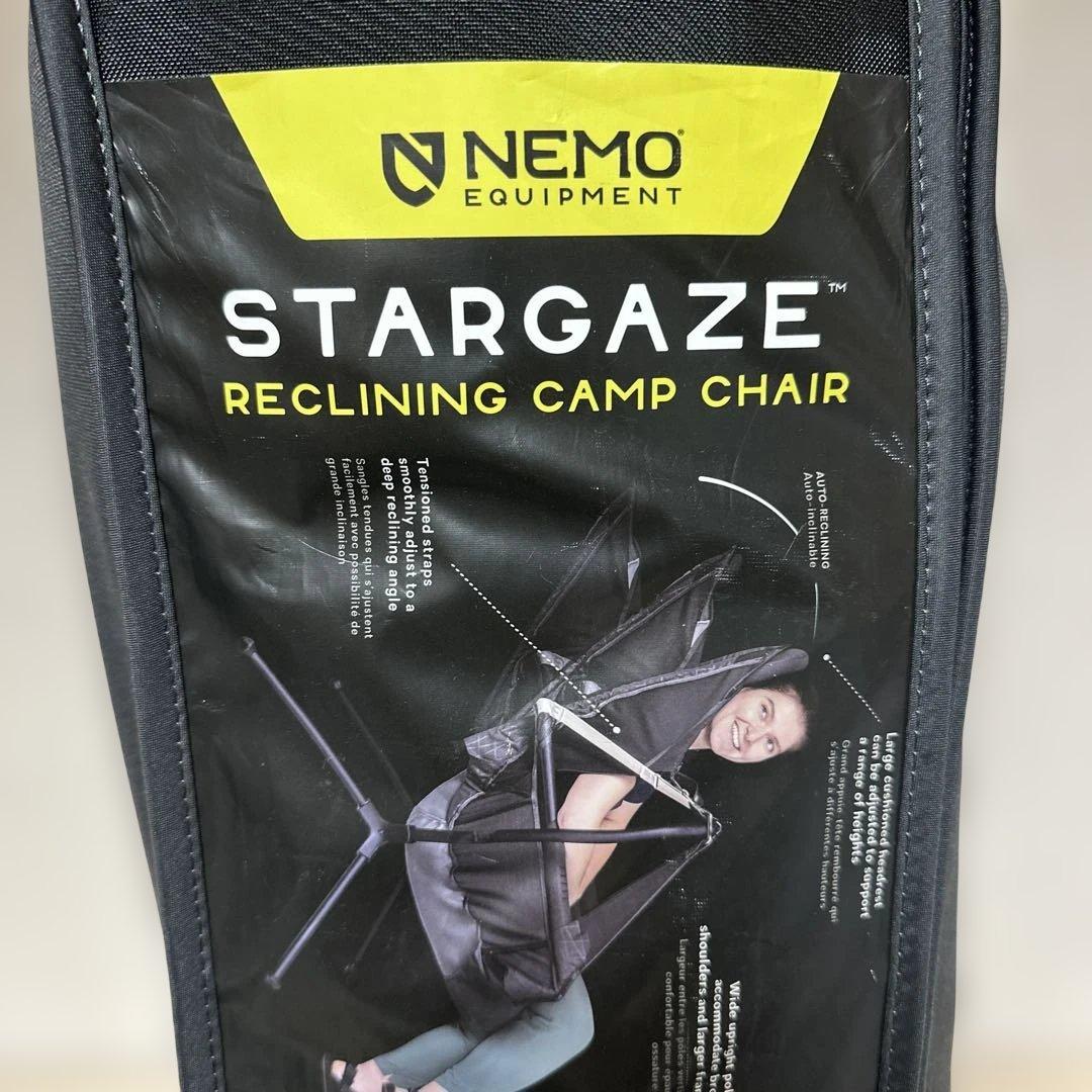 新品未使用 NEMO スターゲイズリクライニング キャンプチェア ブラックパール