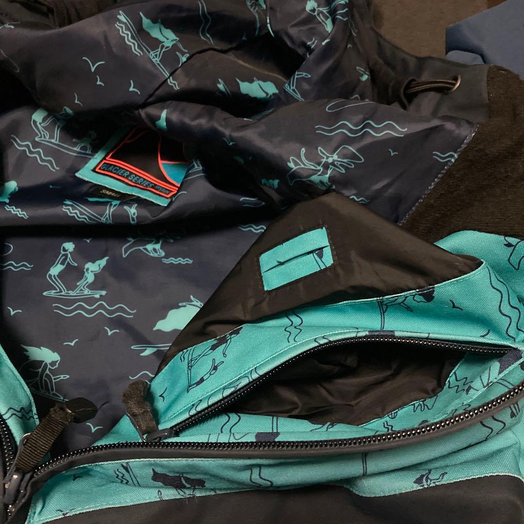 エアブラスター トレンチオーバー ジャケット サーフ柄