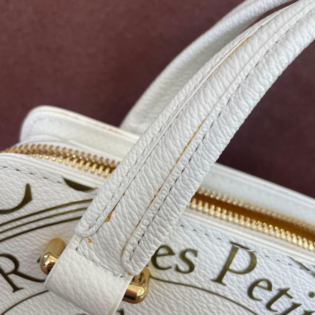 新品 CASTELBAJAC カステルバジャック 牛革セカンドバッグ ホワイト