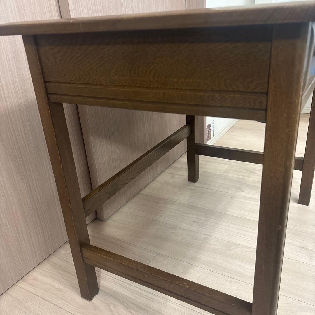 アンティーク 学塾机 木製デスク