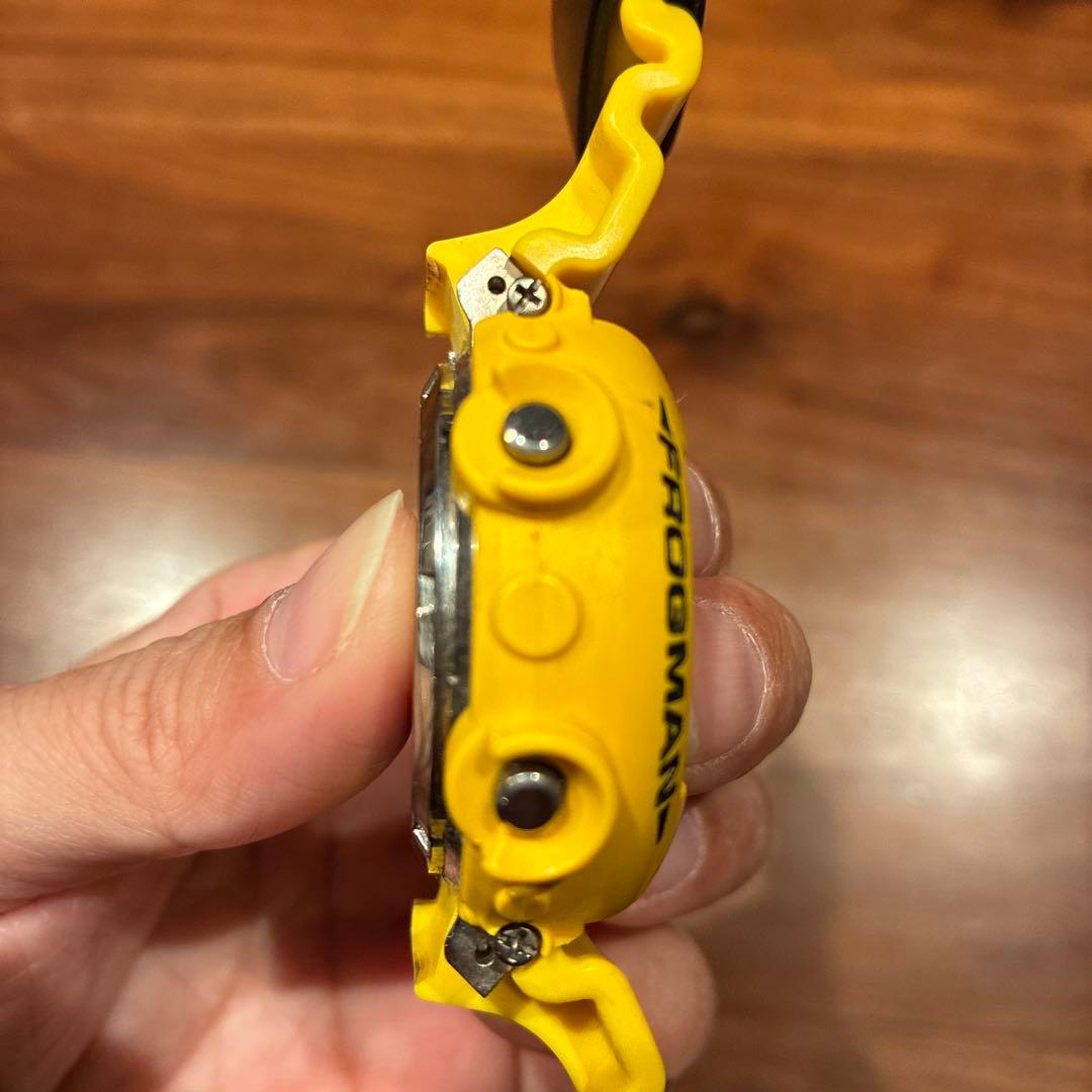 G-SHOCK FROGMAN イエロー 本体のみ（ベルト破損）　フロッグマン