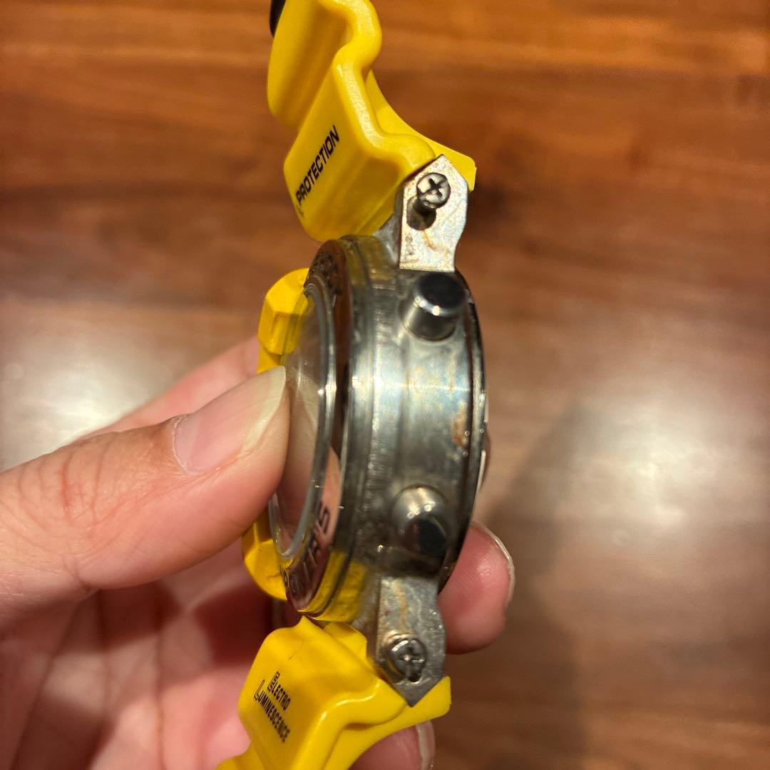 G-SHOCK FROGMAN イエロー 本体のみ（ベルト破損）　フロッグマン