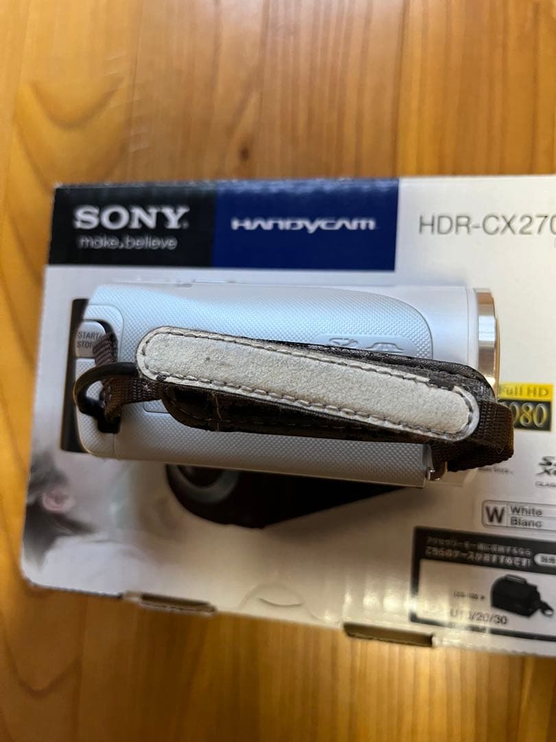 SONY HDR-CX270V ホワイト ビデオカメラ