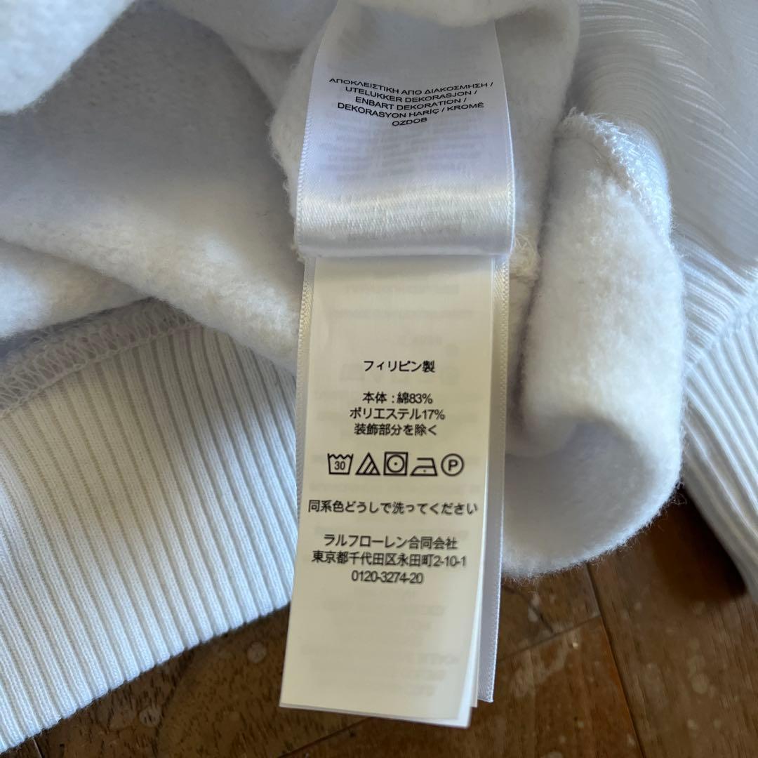 POLO RALPH LAUREN リブトリム モックネック プルオーバー　XS